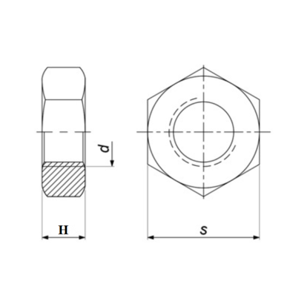 Hex Nut (UNF) - Image 4